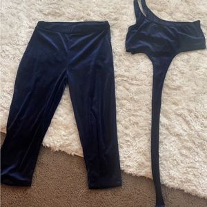 Velvet two piece set